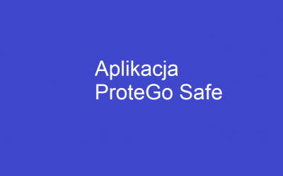 Aplikacja ProteGO Safe