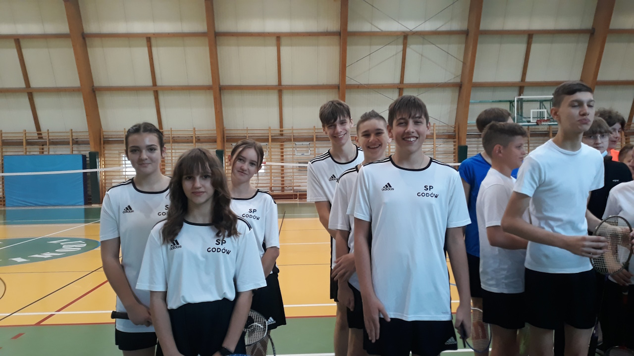 Reprezentacja szkoły w badmintonie