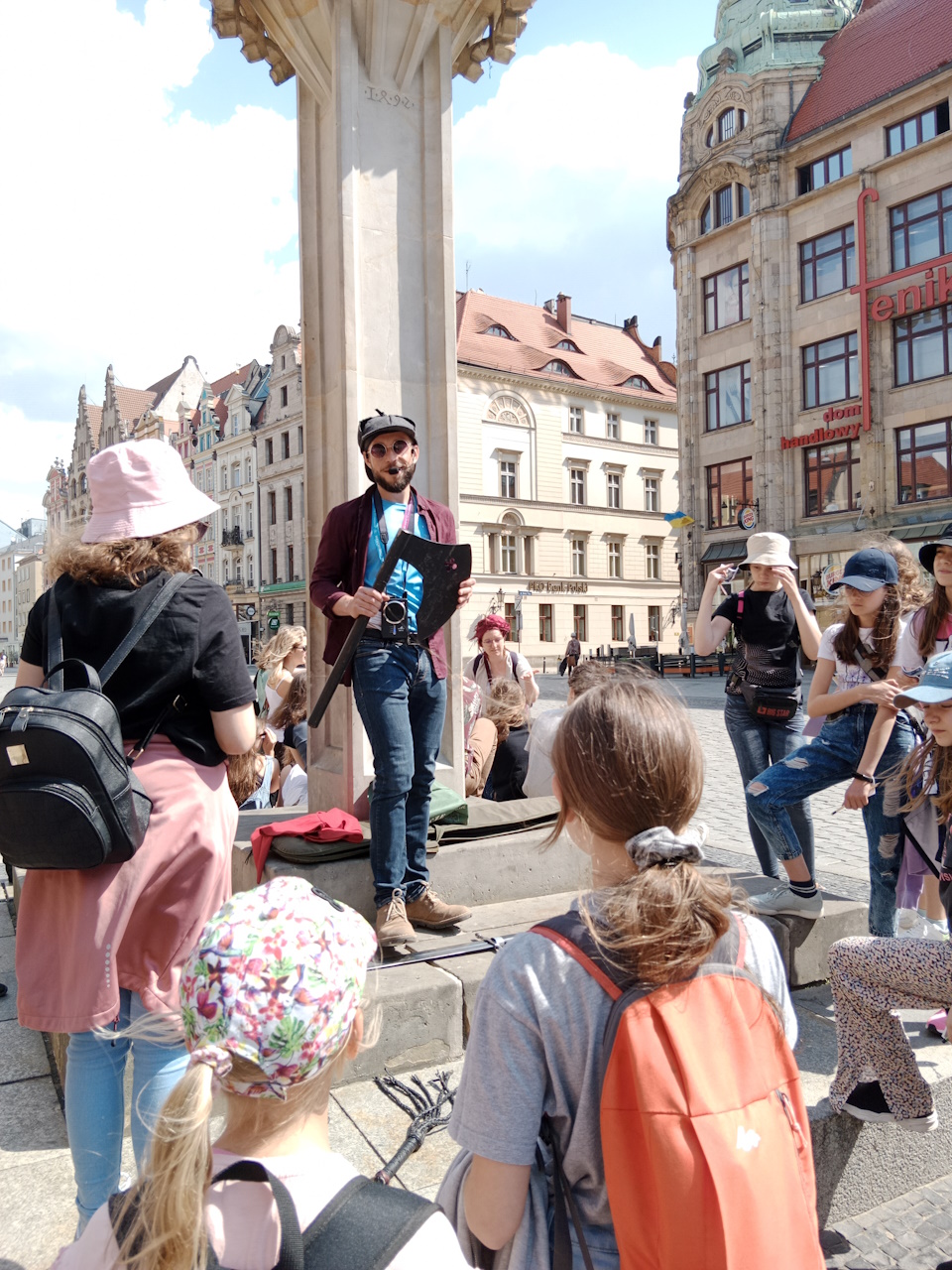 Uczniowie klasy IV a i V we Wrocławiu