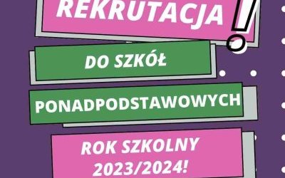 Informacje dla rodziców i uczniów klas ósmych!