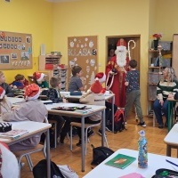 Mikołaj i Grinch w naszej szkole! (1)