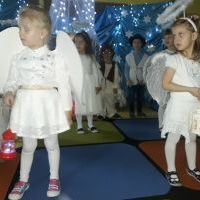 Spotkanie jasełkowe - Żabki i Smerfy